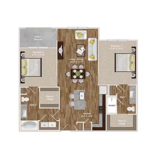 Unit 7314 5218 floor plan