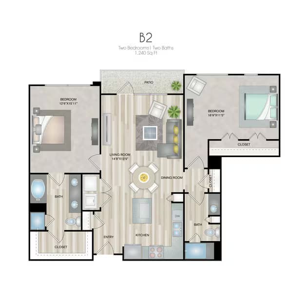Unit 3414 3414 floor plan
