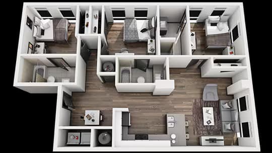 Unit Private Private floor plan