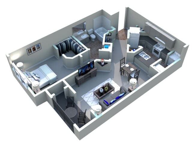 1x1 0233 floor plan