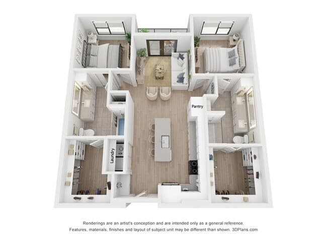 Unit 379 445 floor plan