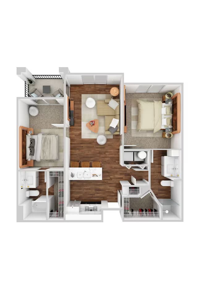 Unit 3114 3112 floor plan