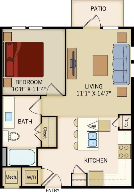 Unit 148 148 floor plan