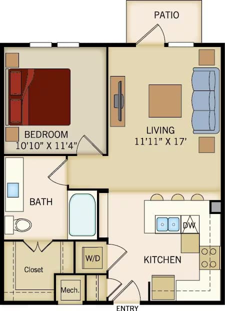 Unit 415 415 floor plan