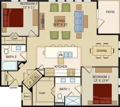 B2E 265 floor plan