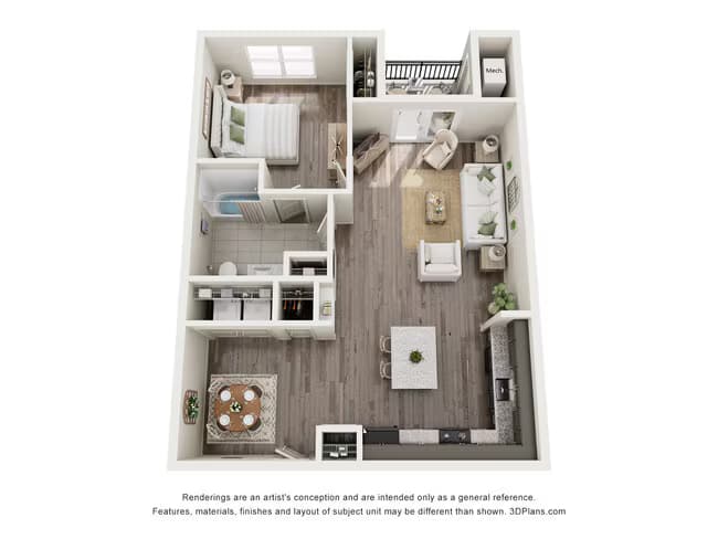 Unit 7301 7301 floor plan