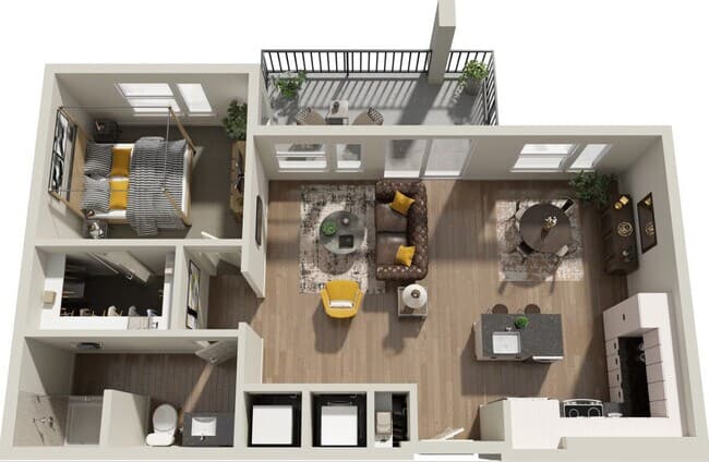 Unit 9310 9307 floor plan