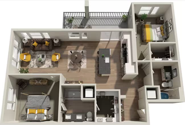 B2 3401 floor plan