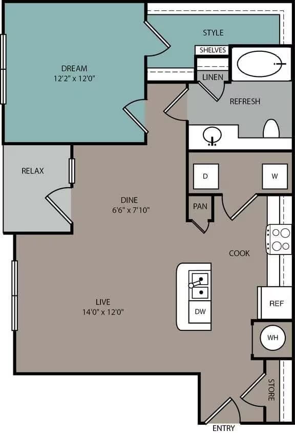 Unit 01121 02405 floor plan