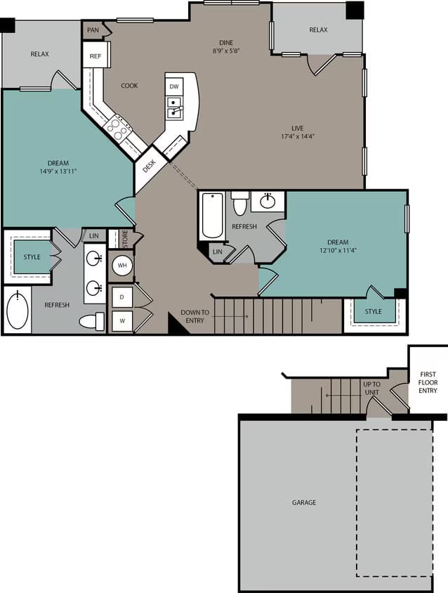 Unit 03205 03205 floor plan