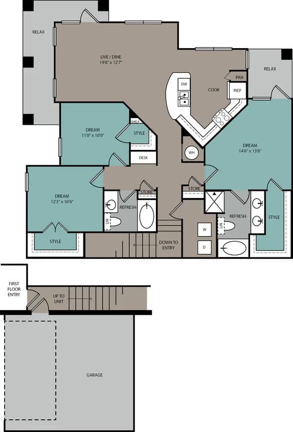 Unit 10207 10207 floor plan