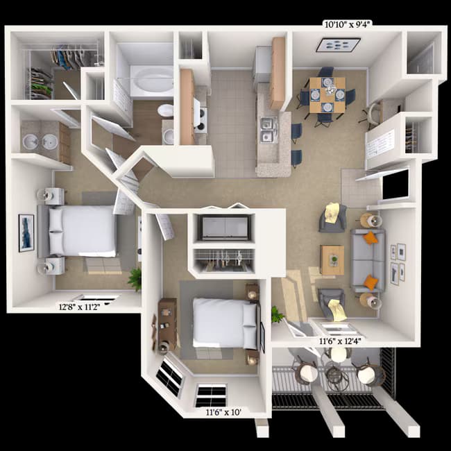 Unit 11206 11104 floor plan