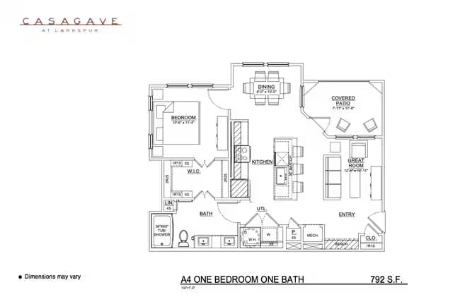 Unit 9102 11208 floor plan