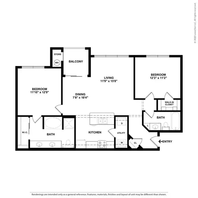 B2 23-205 floor plan