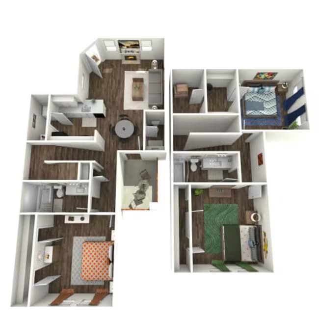 Unit 1411 1411 floor plan