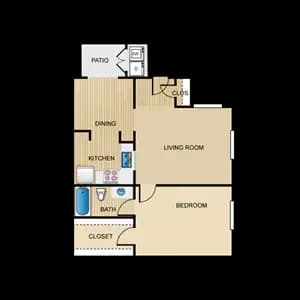 The Palazzo 1208 floor plan