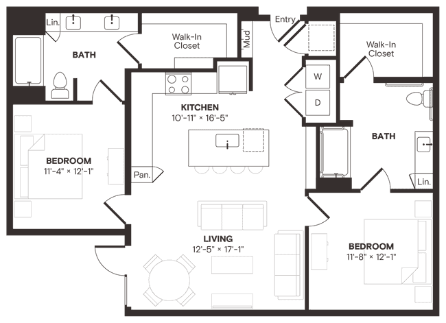 B1 ANSI 2115 floor plan