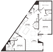 B3.3 1449 floor plan