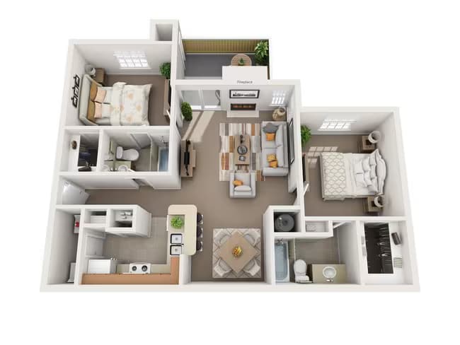Unit 401 409 floor plan