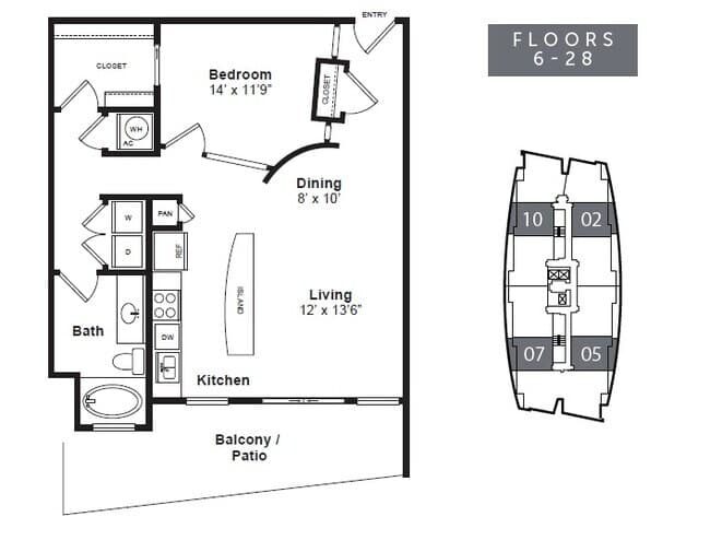 Unit 2707 2707 floor plan