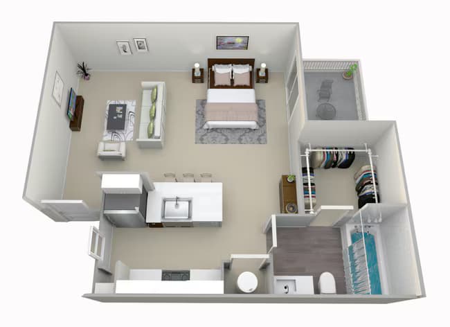 A Studio 282 floor plan