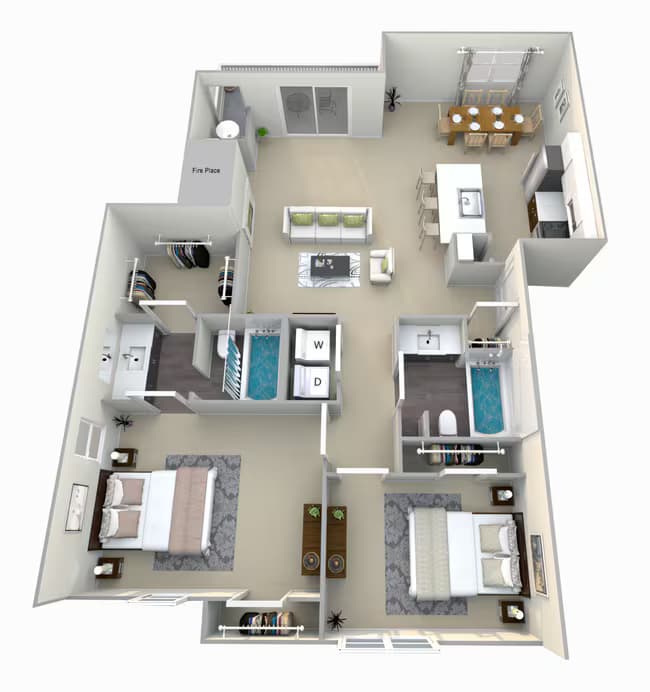 Unit 256 256 floor plan