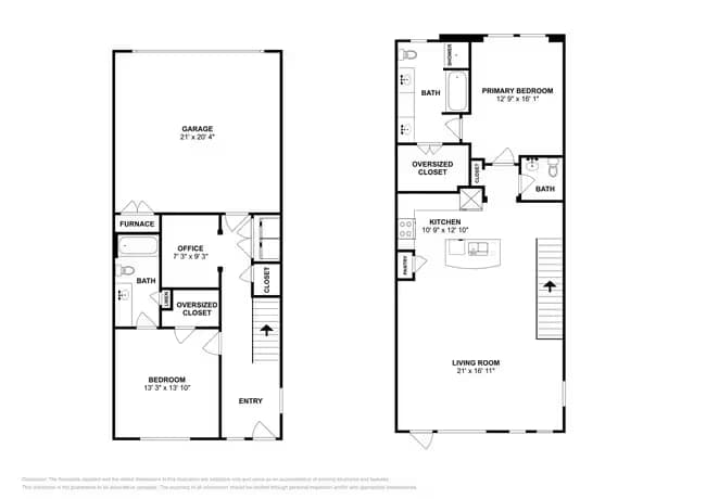 Townhome 2 01-1006 floor plan
