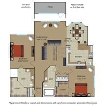 Unit 02302 02302 floor plan