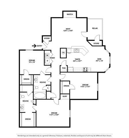 Unit 0601 0604 floor plan