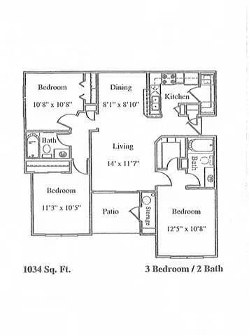 Unit 0937 0628 floor plan