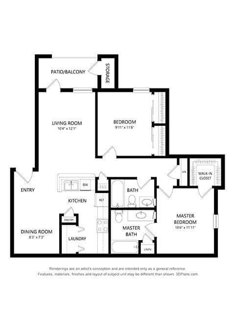 Unit 2303 2303 floor plan