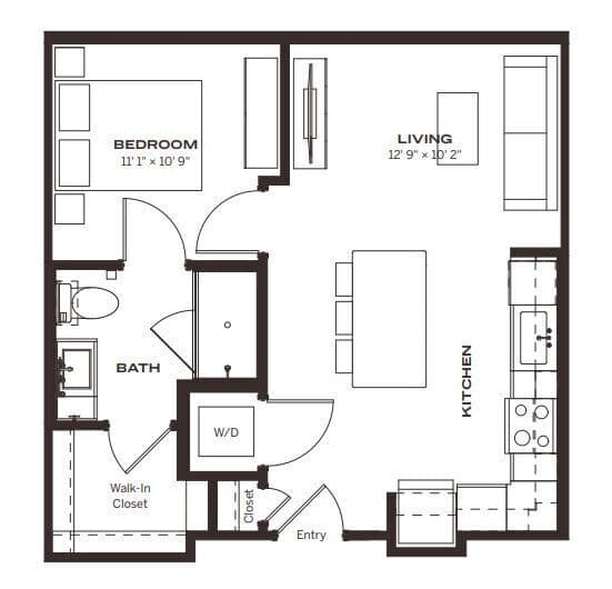 A1.4-90 1334 floor plan