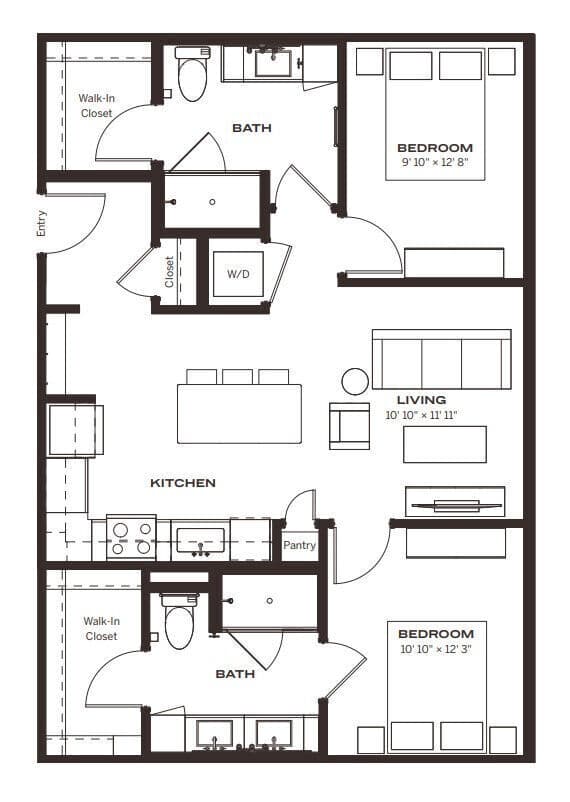 B1.2-60 1220 floor plan