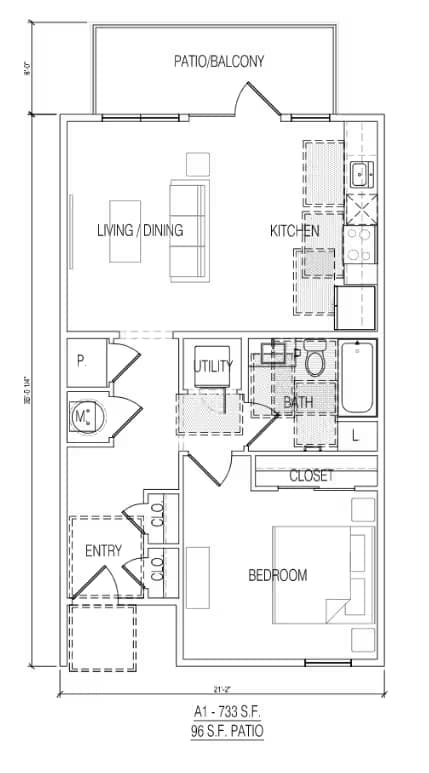 Unit The Preserve at Nolan Creek PRV 2302 floor plan