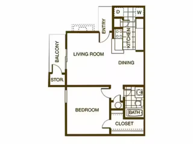 Unit 1403 0304R floor plan