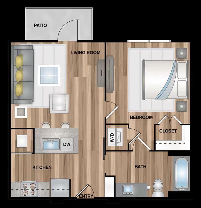 A1 2304 floor plan