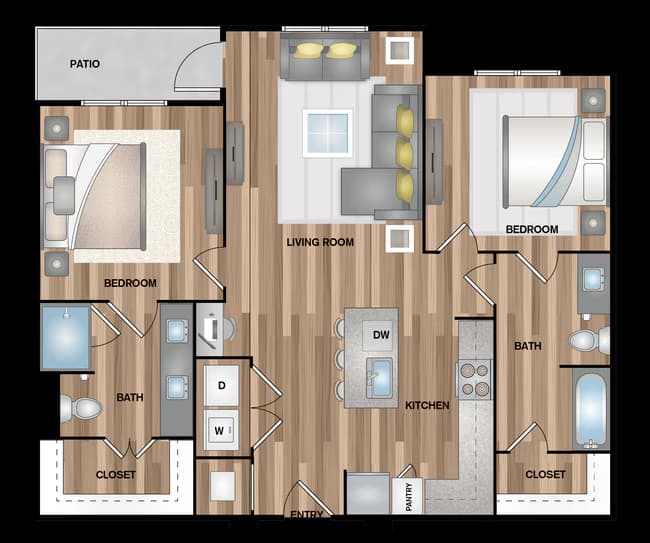 Unit 2202 2202 floor plan