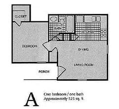 1x1 SM 1403 floor plan