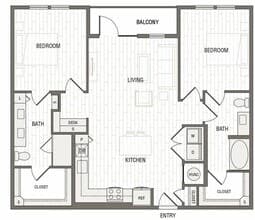 B2a 7-7304 floor plan