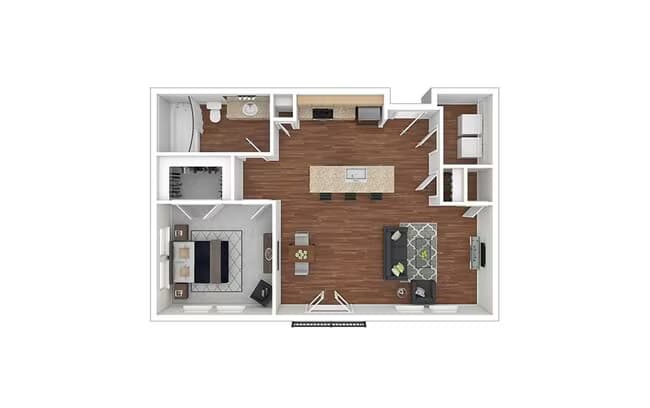 Unit P3202 P1102 floor plan