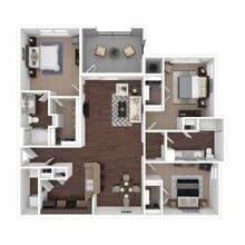C1 1107 floor plan