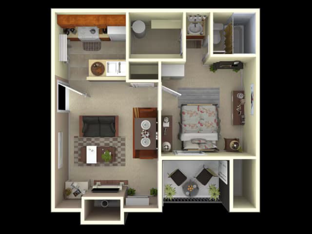 Unit 905 214 floor plan