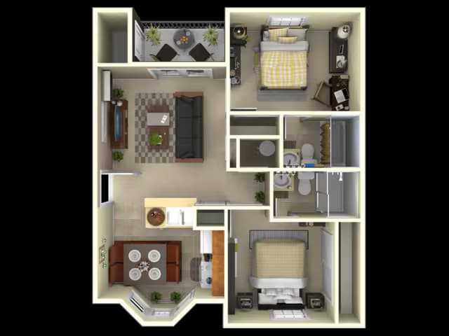 Unit 902 607 floor plan