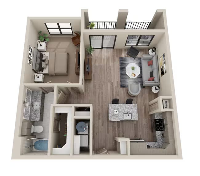 Unit 4207 9204 floor plan