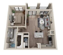 B 2107 floor plan