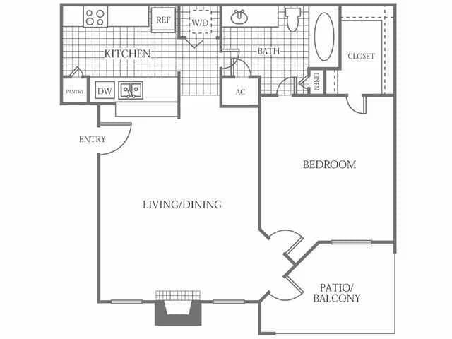Unit 1327 1327 floor plan