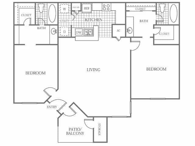 Unit 1211 1226 floor plan