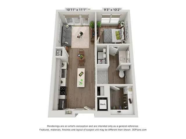 Unit 1313 1313 floor plan