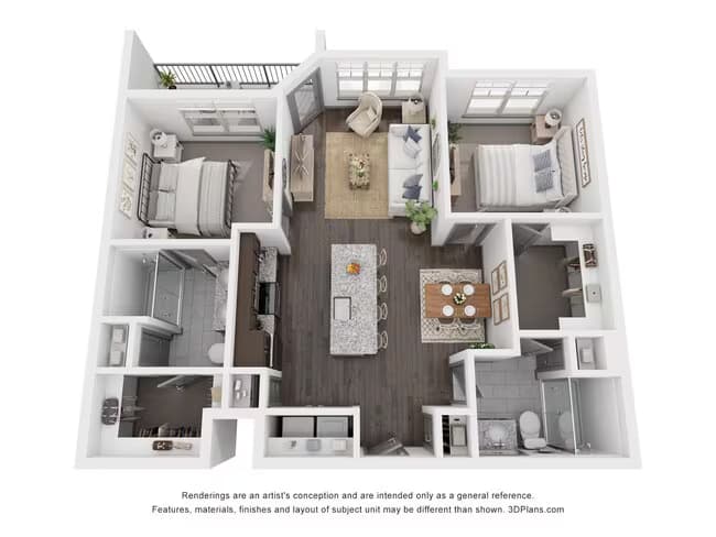 Unit 02204 02204 floor plan