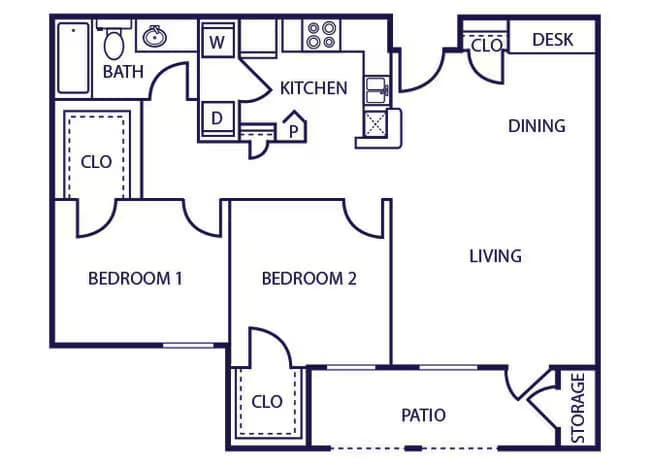 Unit 6207 3307 floor plan